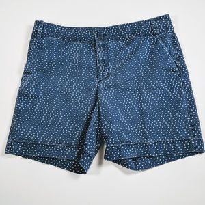 Chaps Indigo Blue Navy Shorts w/ Stars Star Size 6
